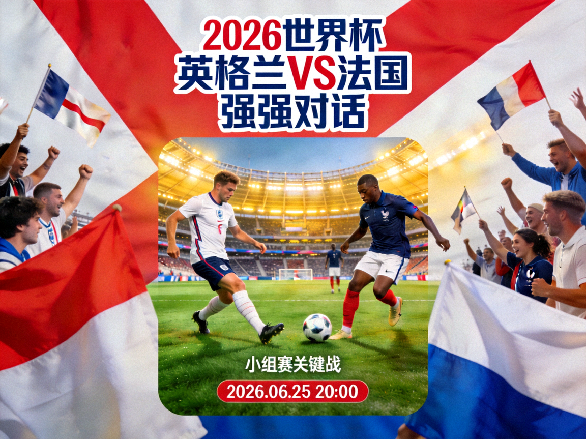 英格兰队热门比赛对阵法国，2026世界杯强强对话
